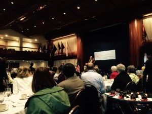 Taylor Branch, 2015 BIO Award-winner, delivers his keynote address at the sixth annual Biographers International Organization Conference, held at the National Press Club in Washington, D.C.