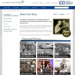 Lockheed Martin's anniversary drove, in part, the company's brand heritage seen in the form of social and digital media.