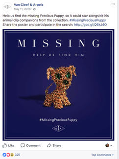 Van Cleef & Arpels' Missing Precious Puppy